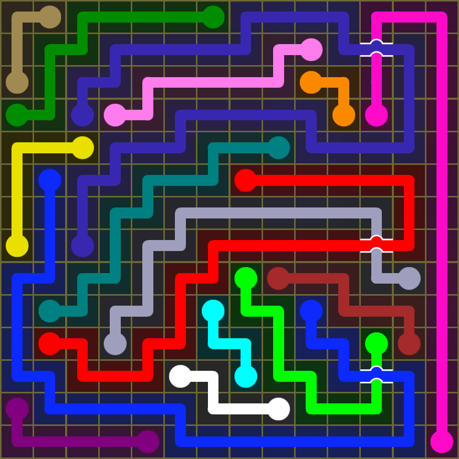 Flow Free 1793 Solution