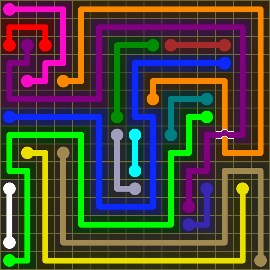 Flow Free 1930 Solution