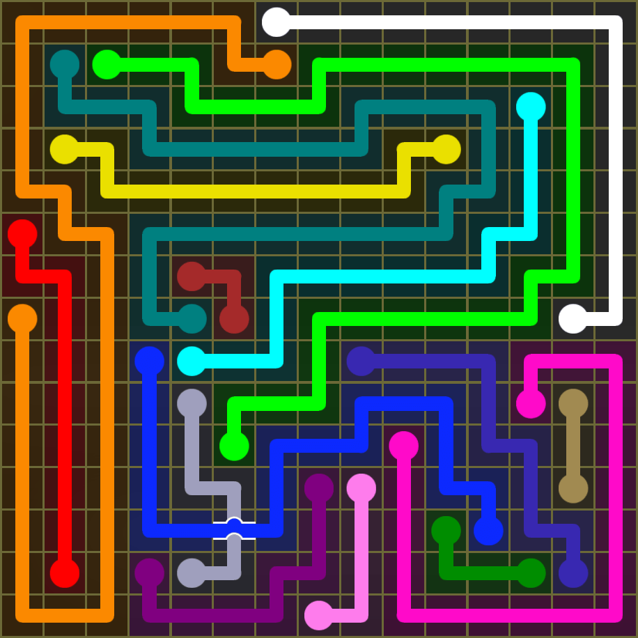 Flow Free 1942 Solution