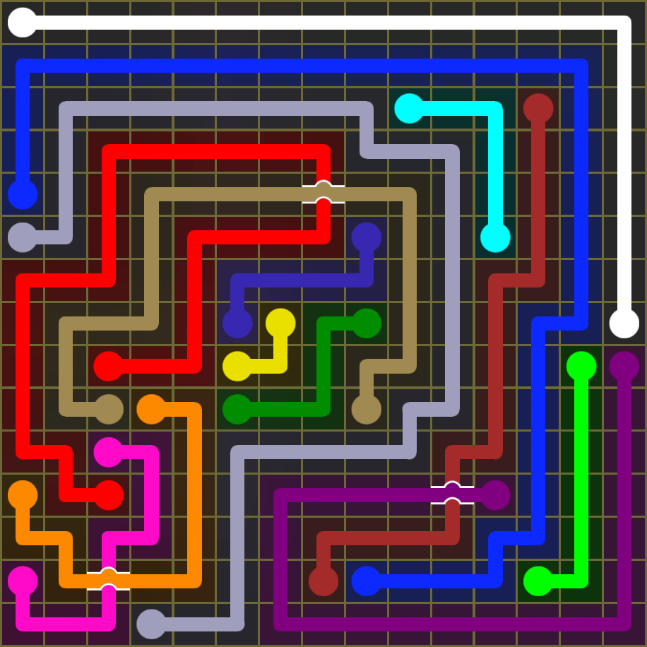Flow Free 1948 Solution