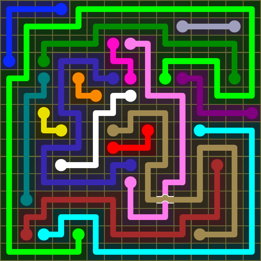 Flow Free 1949 Solution