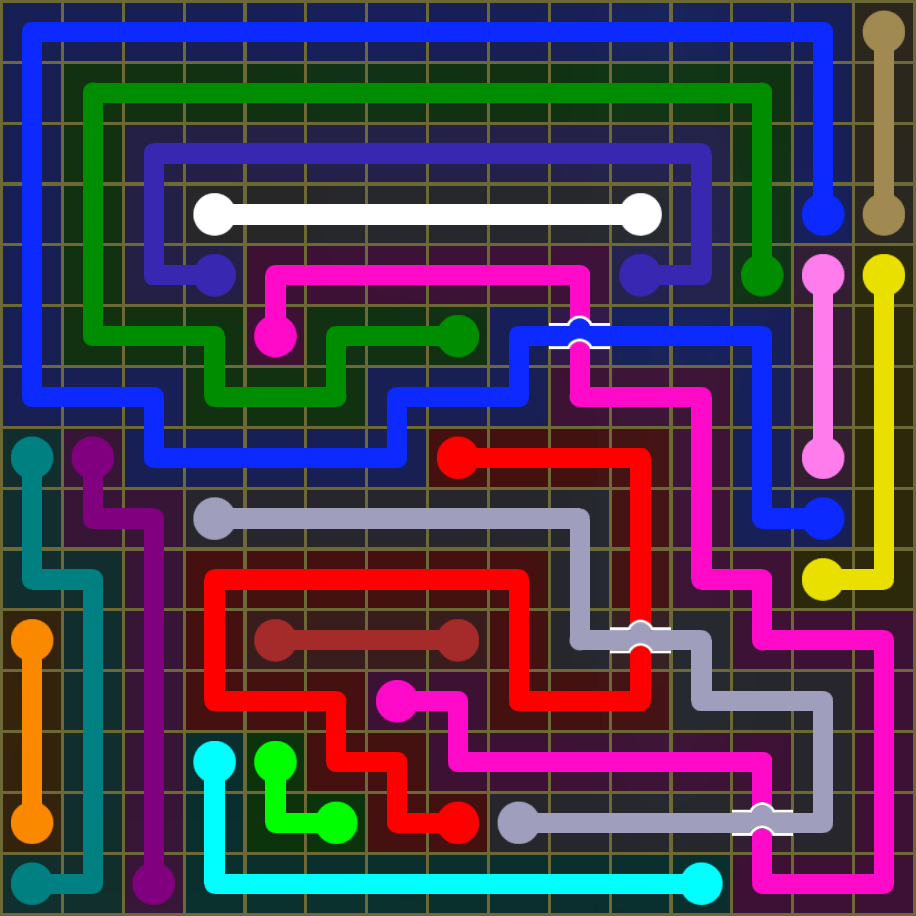 Flow Free 1865 Solution