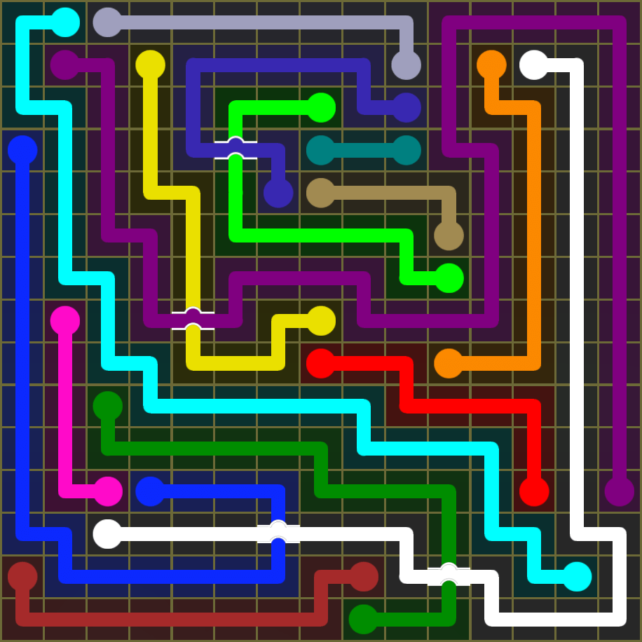 Flow Free 1871 Solution