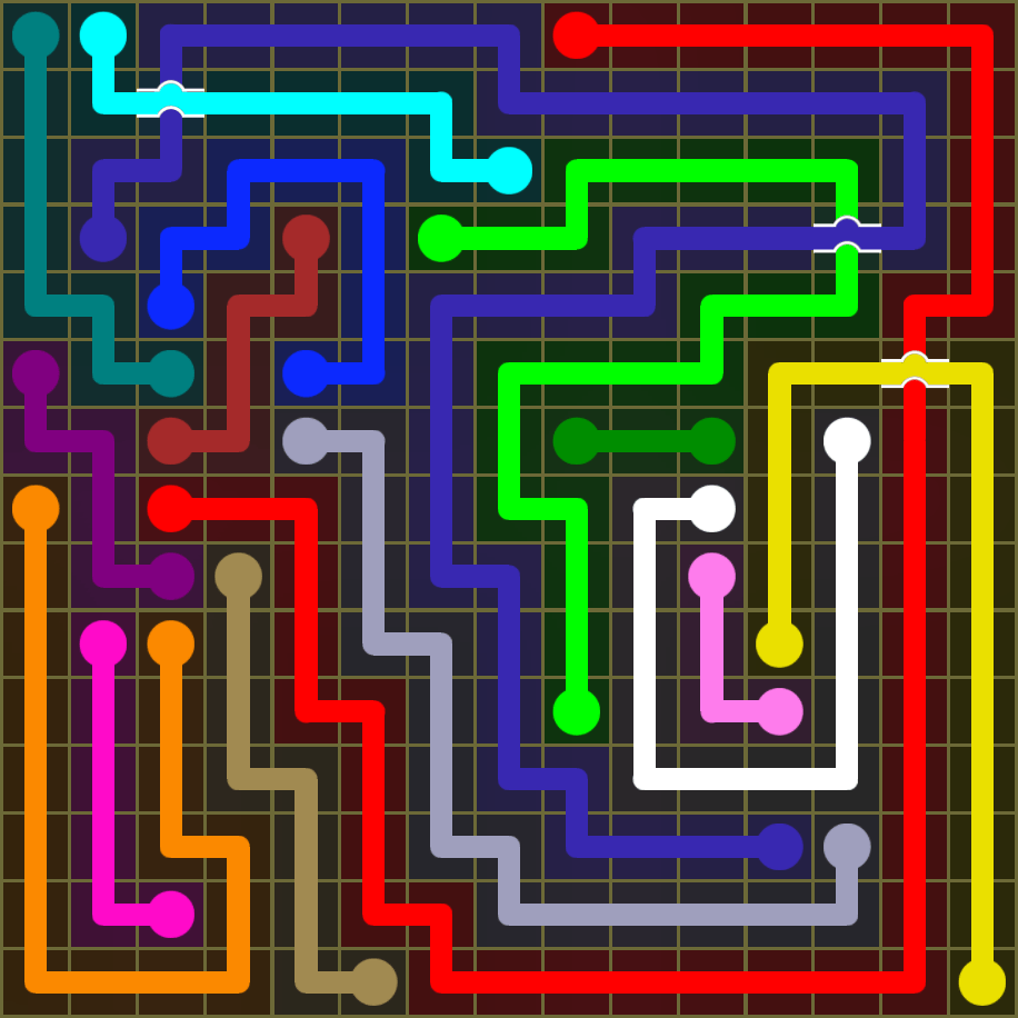Flow Free 1879 Solution