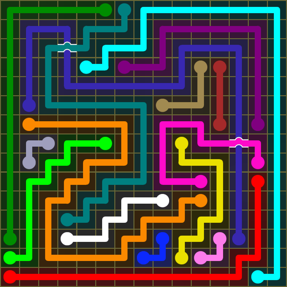 Flow Free 1904 Solution