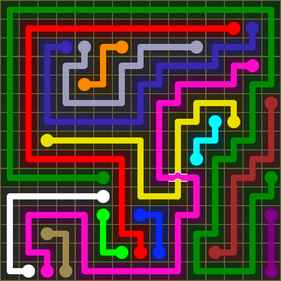 Flow Free 1911 Solution