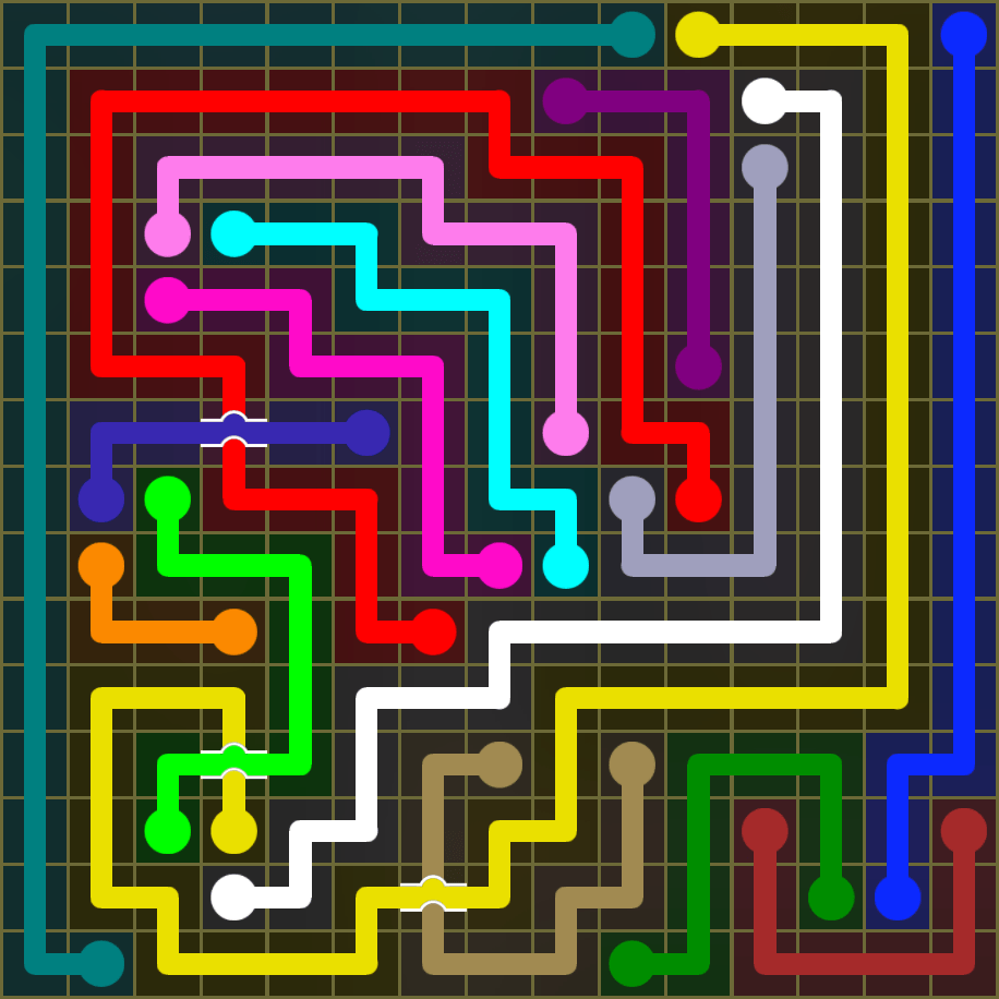 Flow Free 1913 Solution
