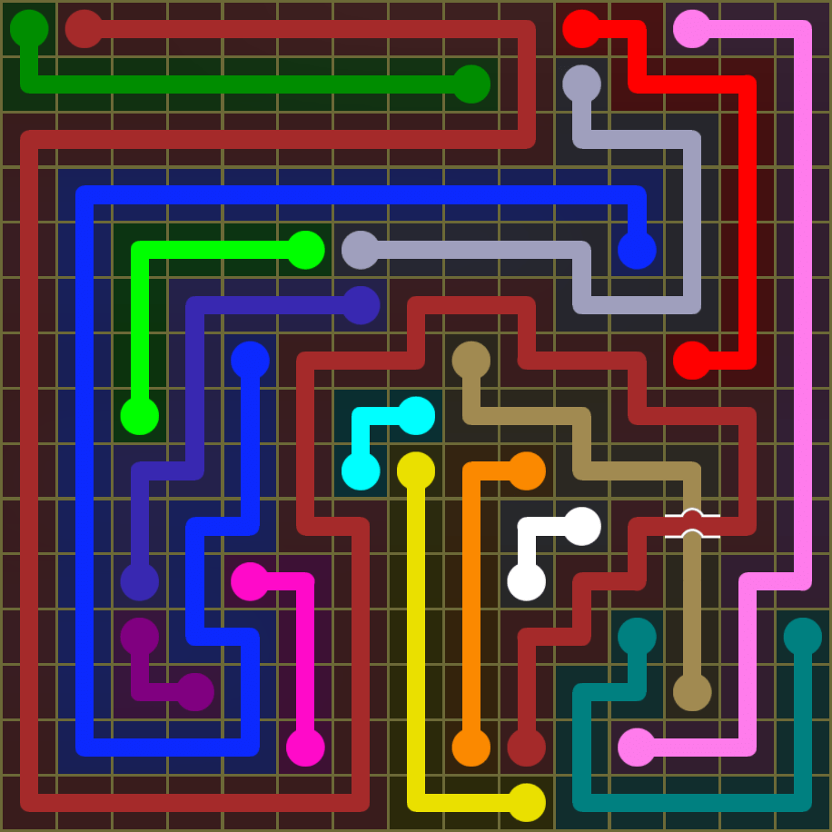 Flow Free 1915 Solution