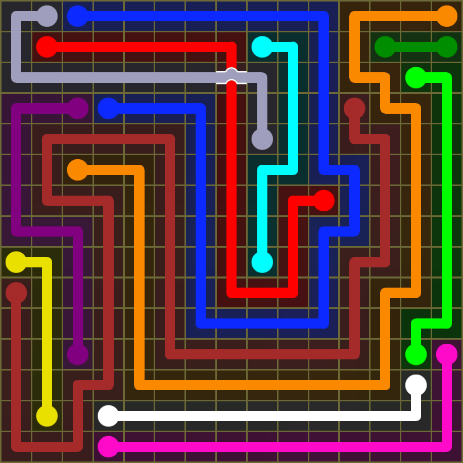 Flow Free 1917 Solution