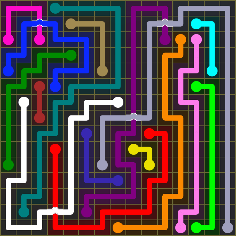 Flow Free 1923 Solution