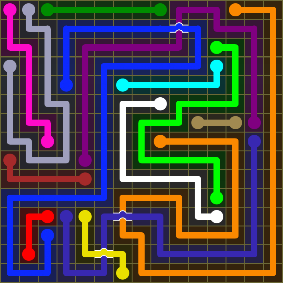 Flow Free 1926 Solution