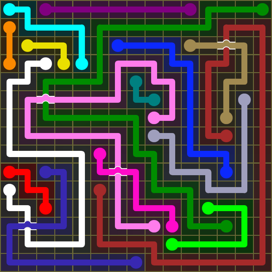 Flow Free 1927 Solution