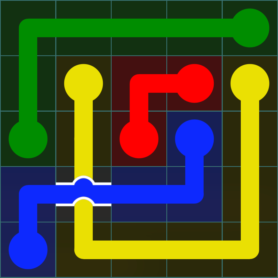 Flow Free 447 Solution