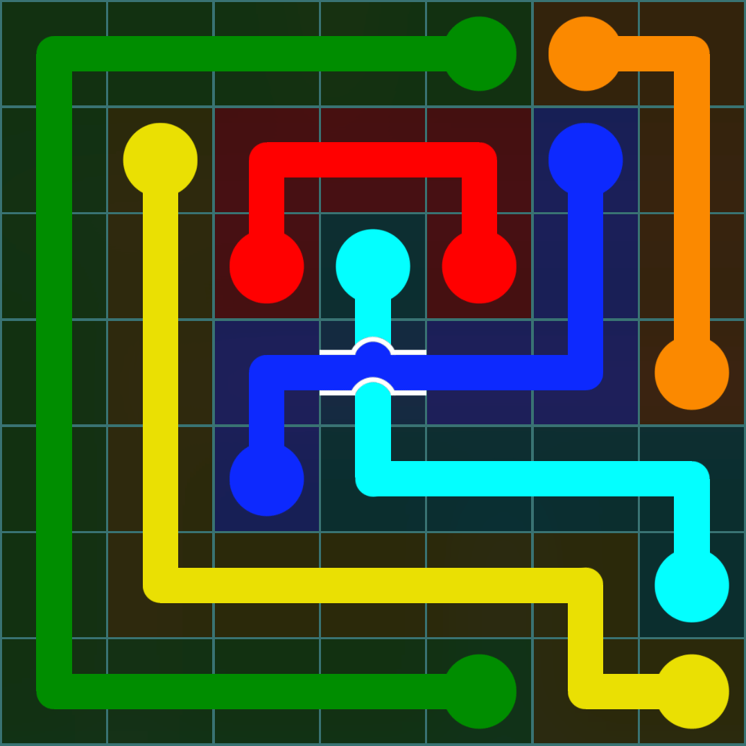 Flow Free 497 Solution
