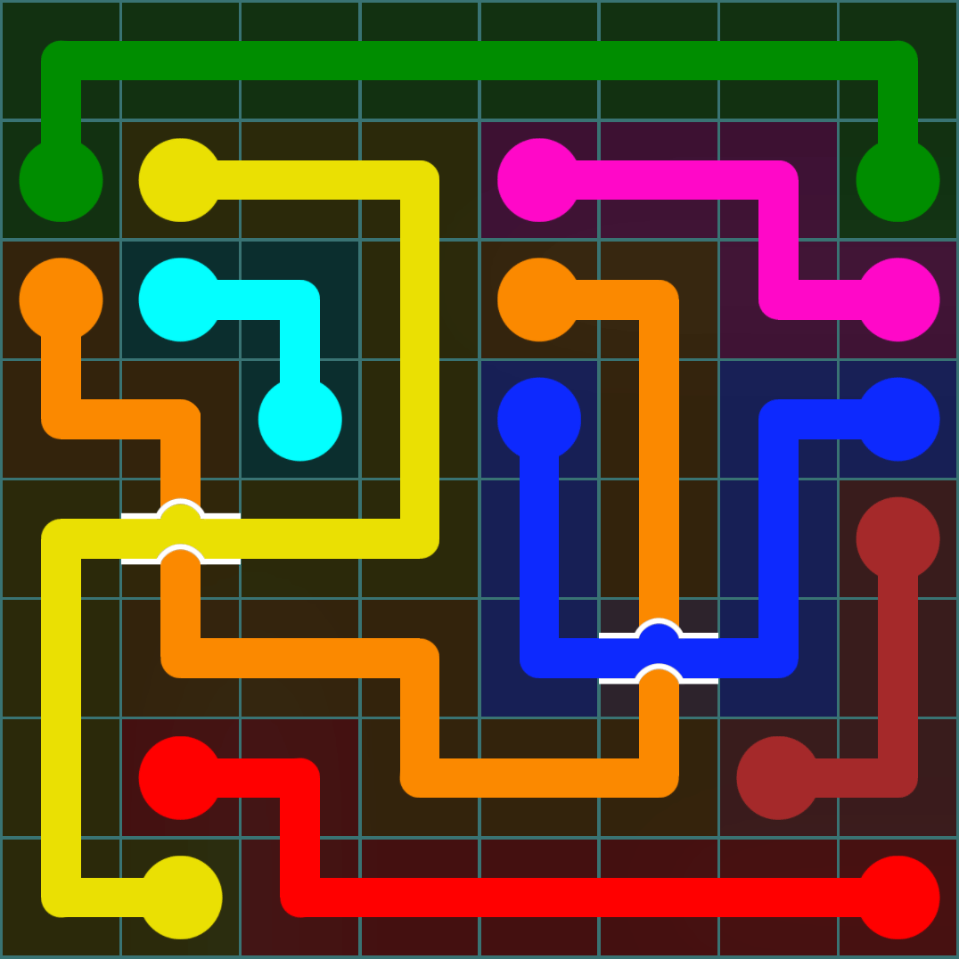 Flow Free 518 Solution