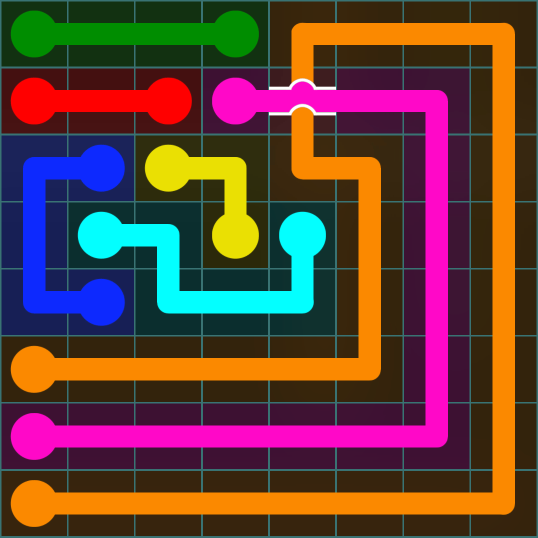 Flow Free 519 Solution