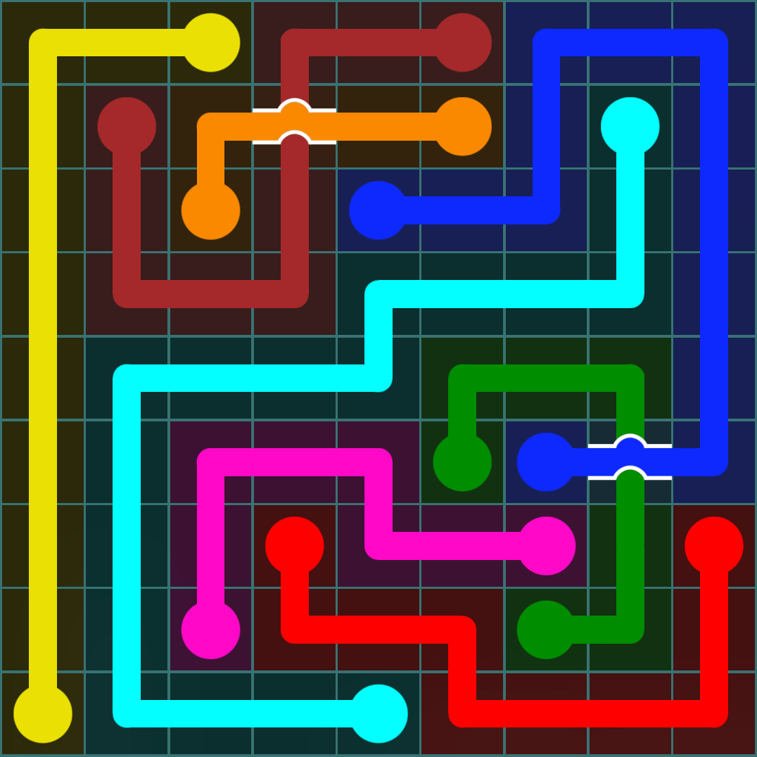 Flow Free 541 Solution