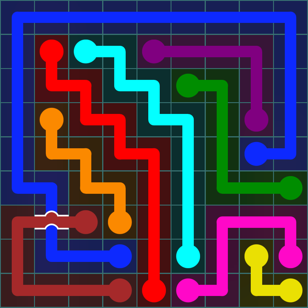 Flow Free 554 Solution