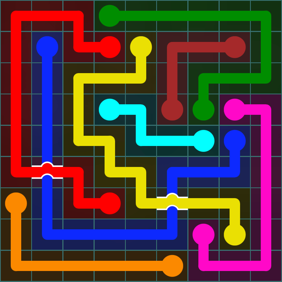 Flow Free 542 Solution