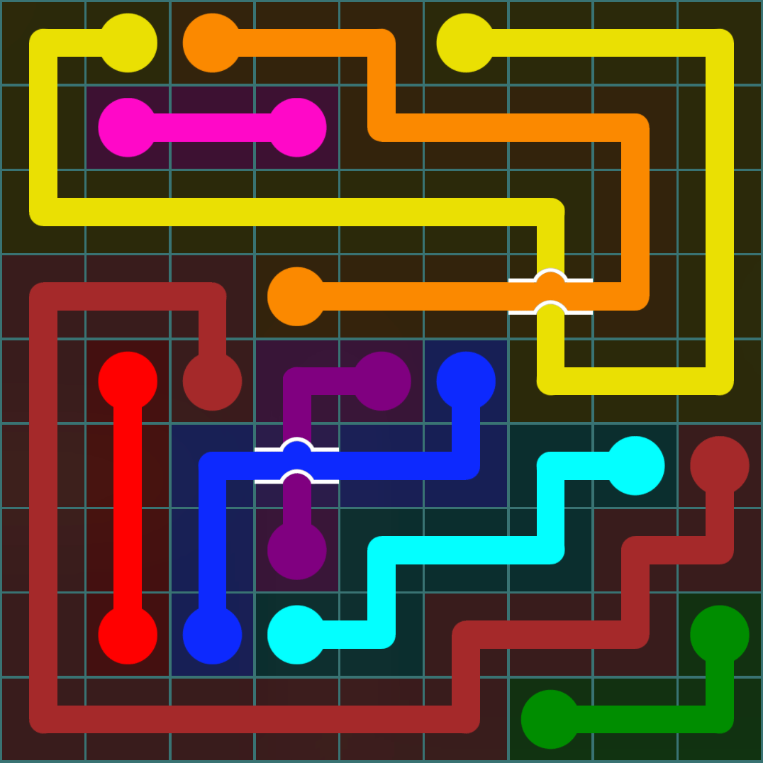 Flow Free 543 Solution