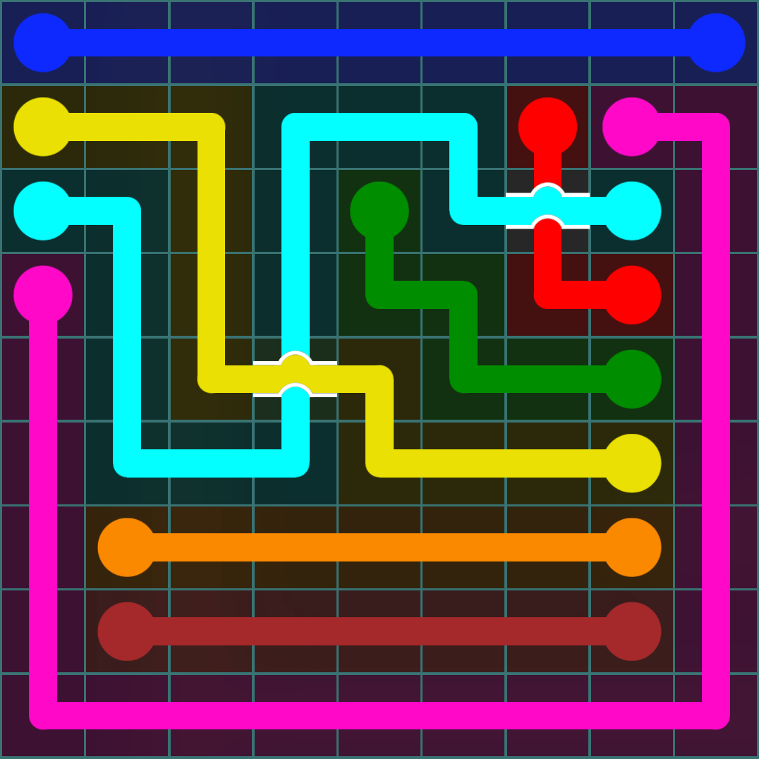 Flow Free 544 Solution