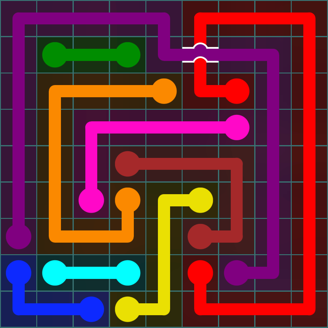 Flow Free 548 Solution