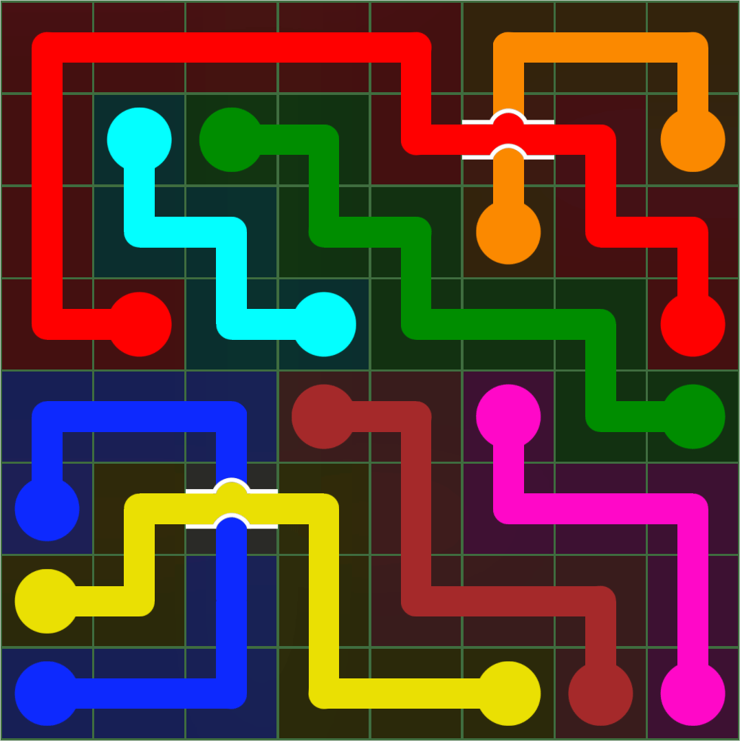 Flow Free 389 Solution