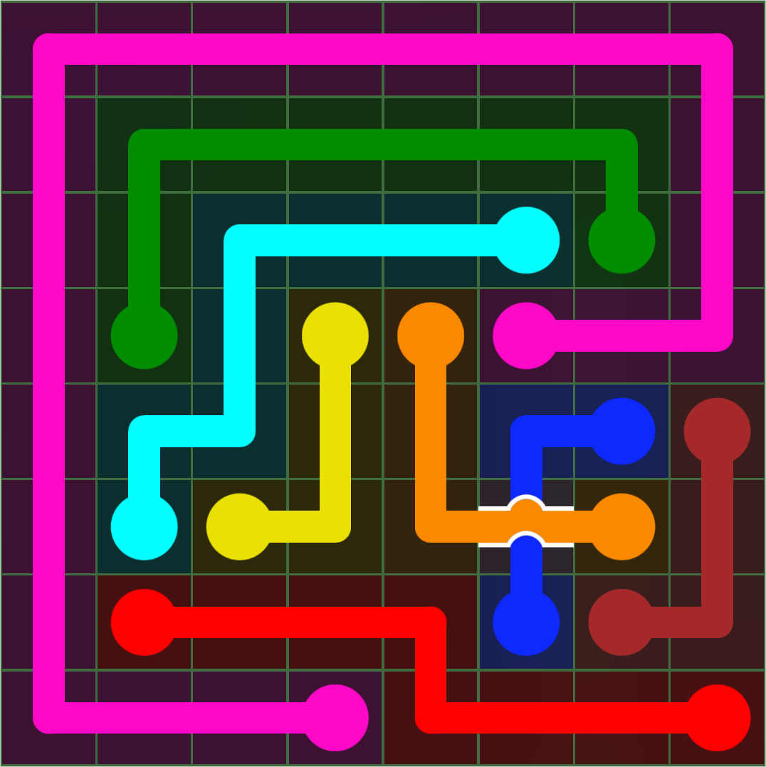 Flow Free 364 Solution