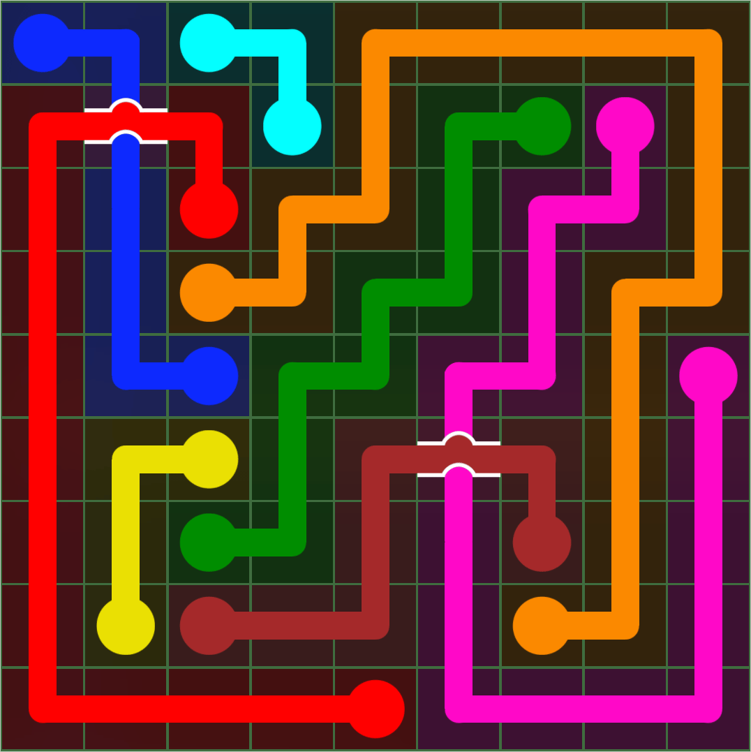 Flow Free 391 Solution