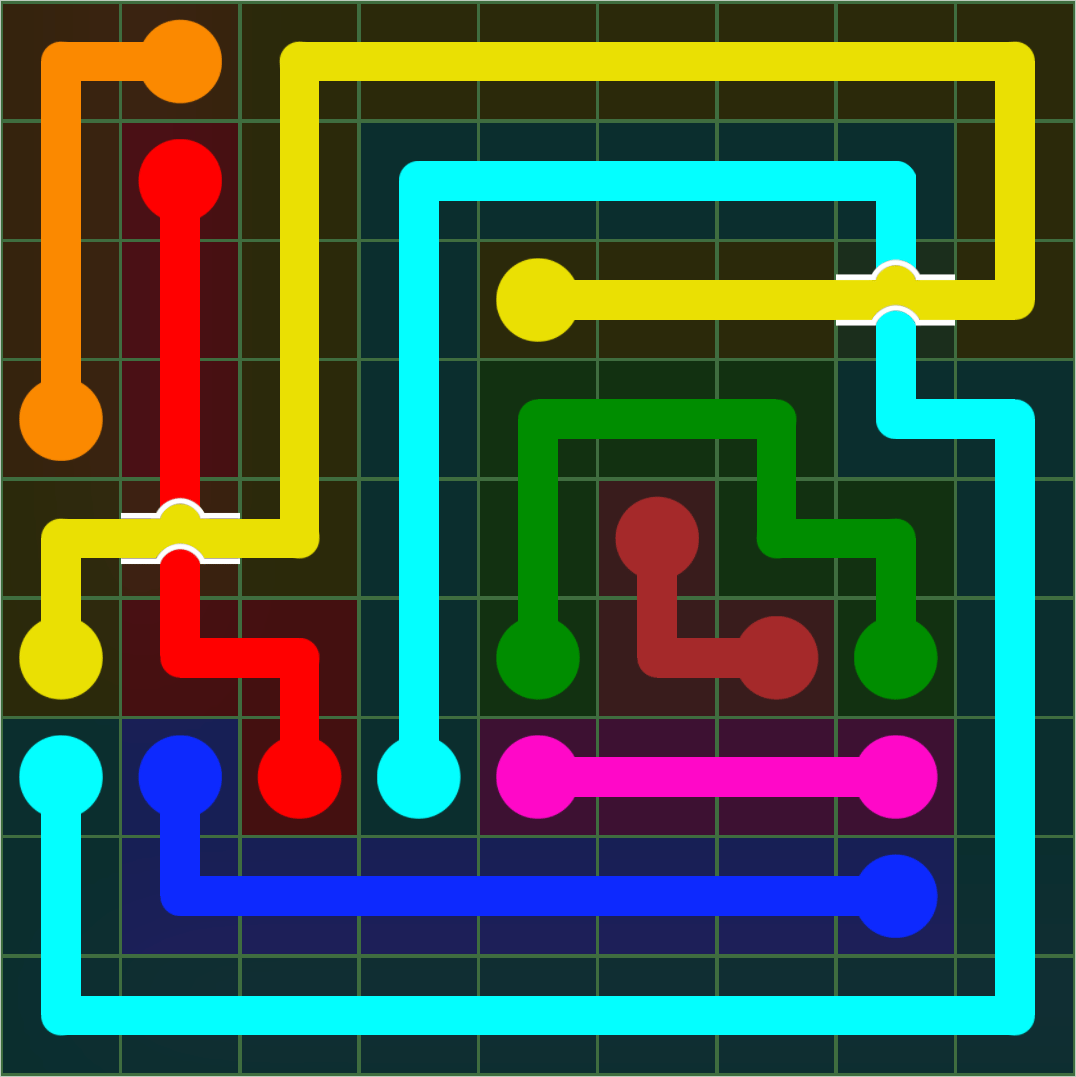 Flow Free 413 Solution