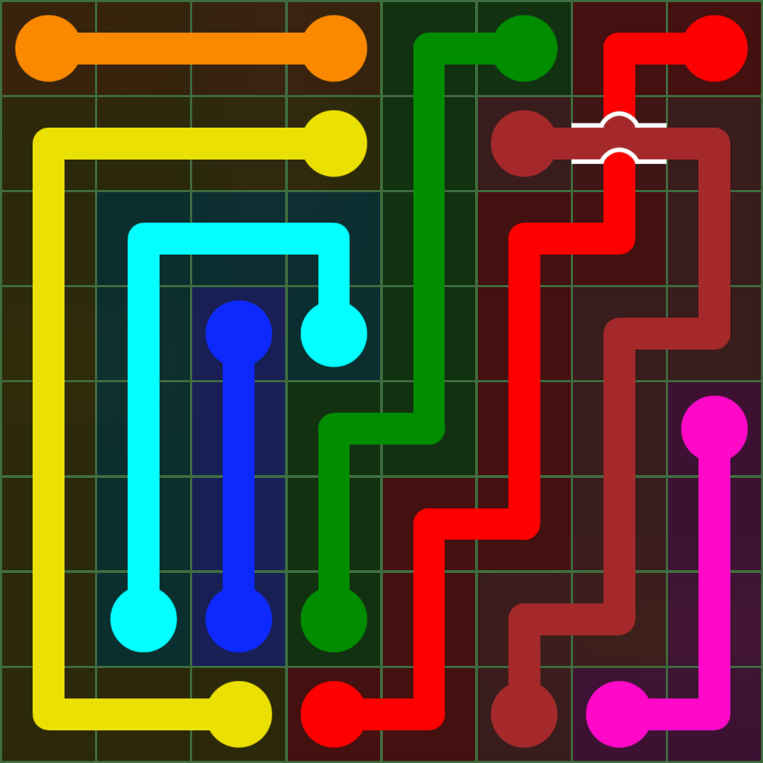 Flow Free 211 Solution