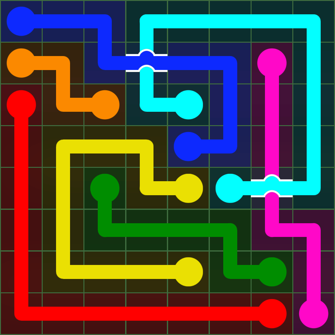 Flow Free 214 Solution