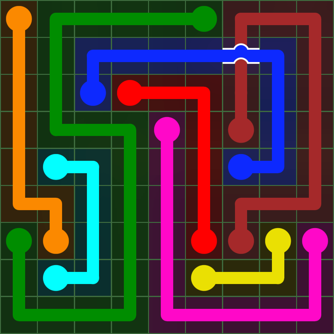 Flow Free 254 Solution