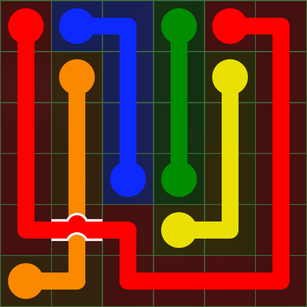 Flow Free 72 Solution