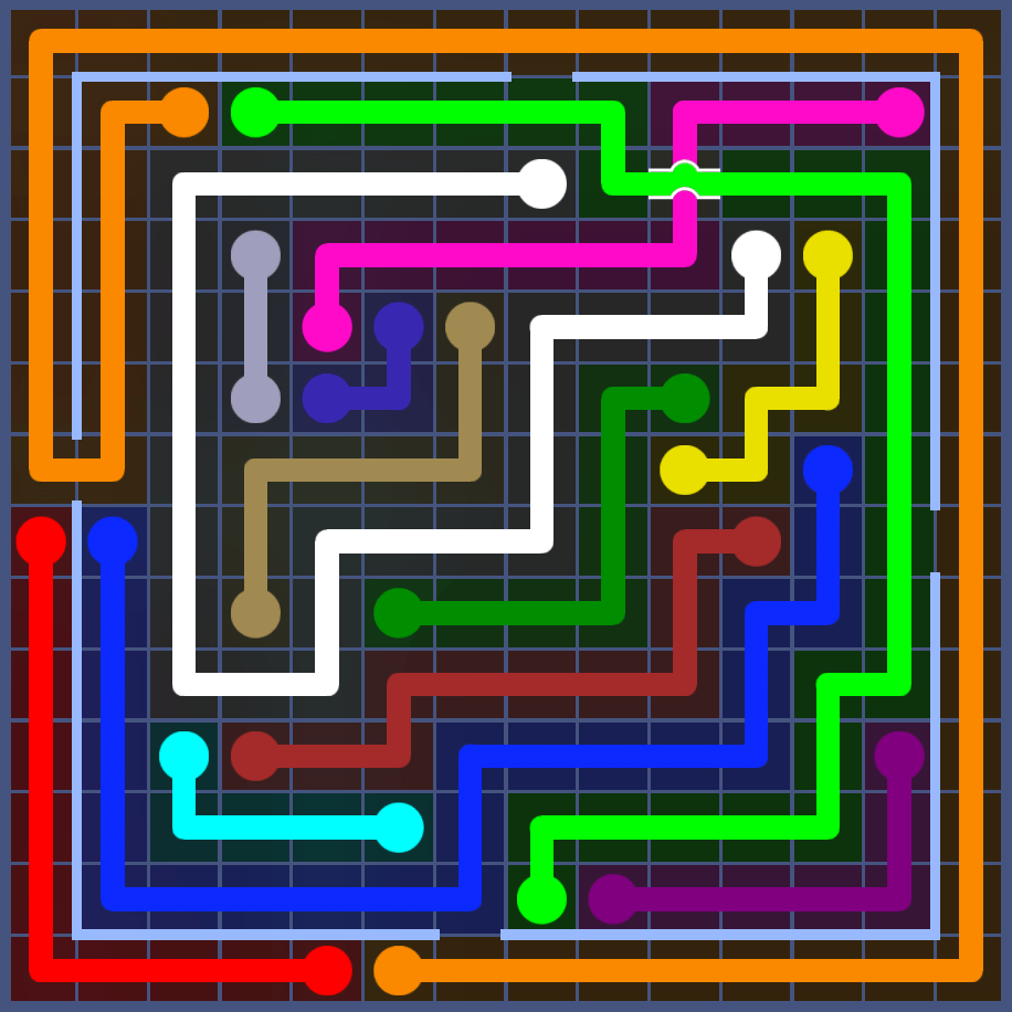Flow Free 5921 Solution
