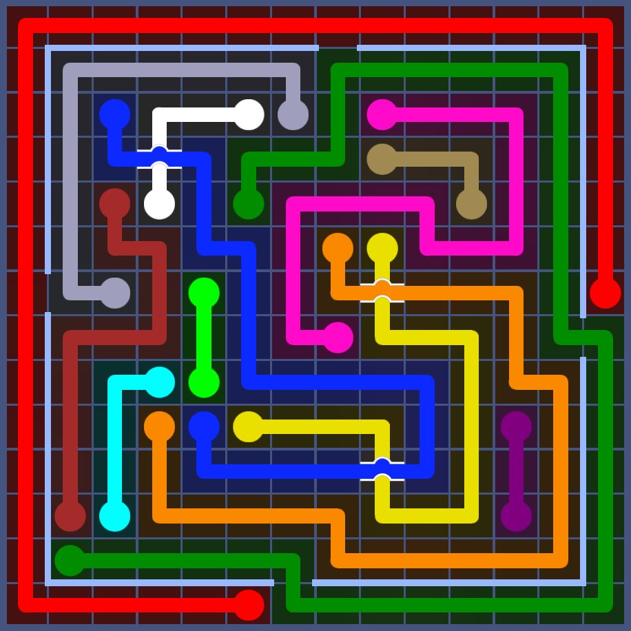 Flow Free 5932 Solution