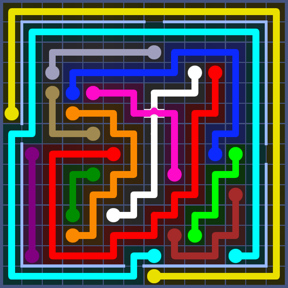 Flow Free 5933 Solution