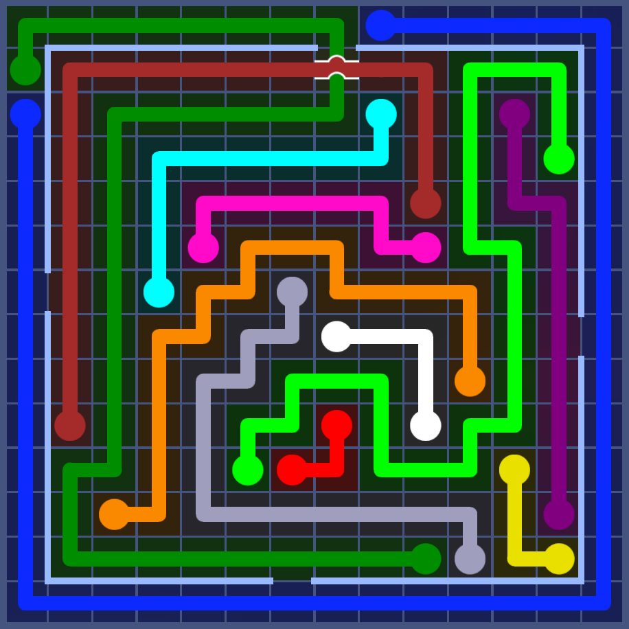 Flow Free 5934 Solution