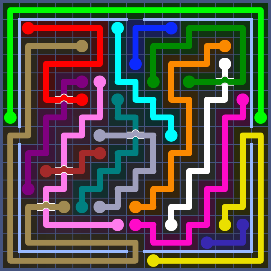 Flow Free 5957 Solution