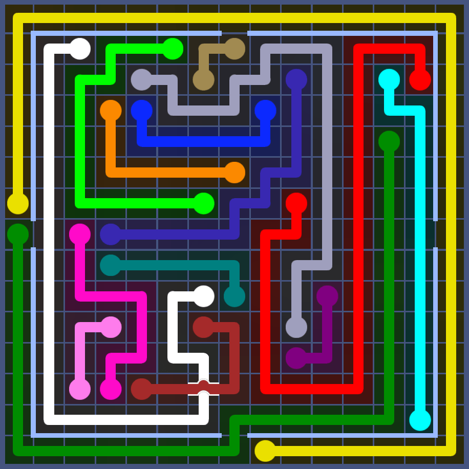 Flow Free 5958 Solution
