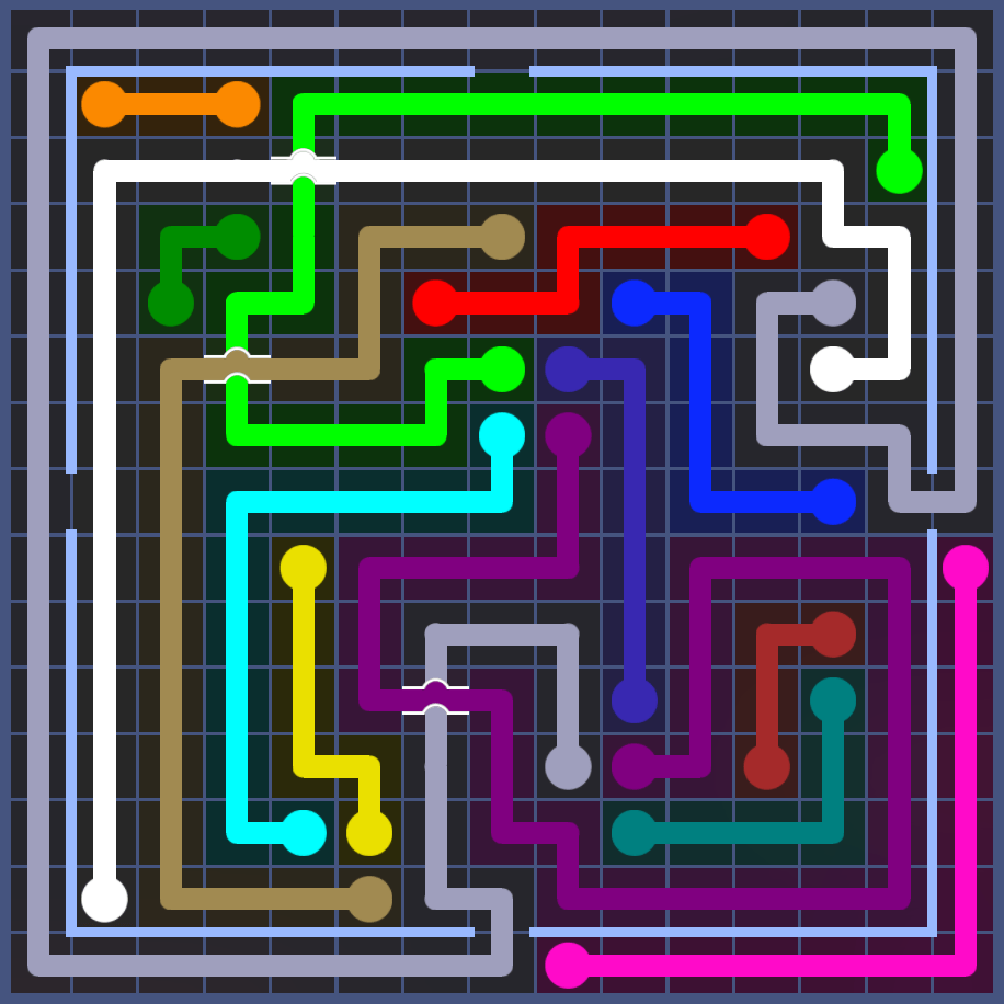 Flow Free 5961 Solution