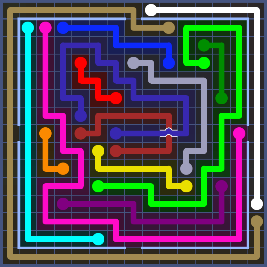 Flow Free 5965 Solution