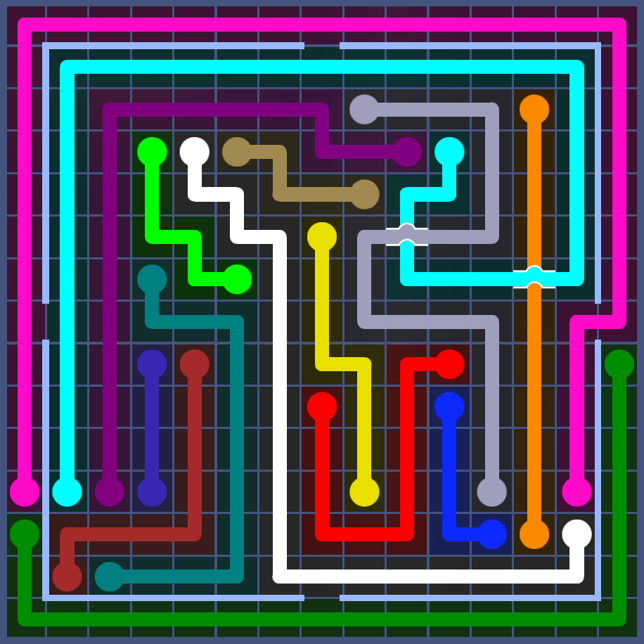 Flow Free 5966 Solution