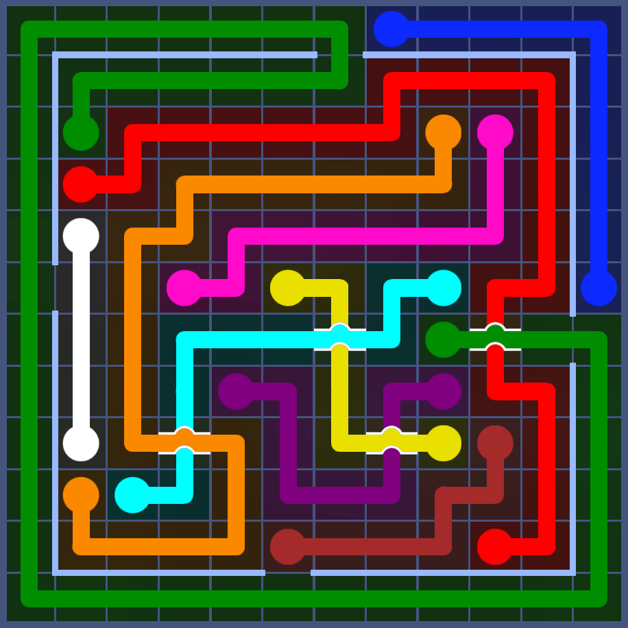 Flow Free 5851 Solution