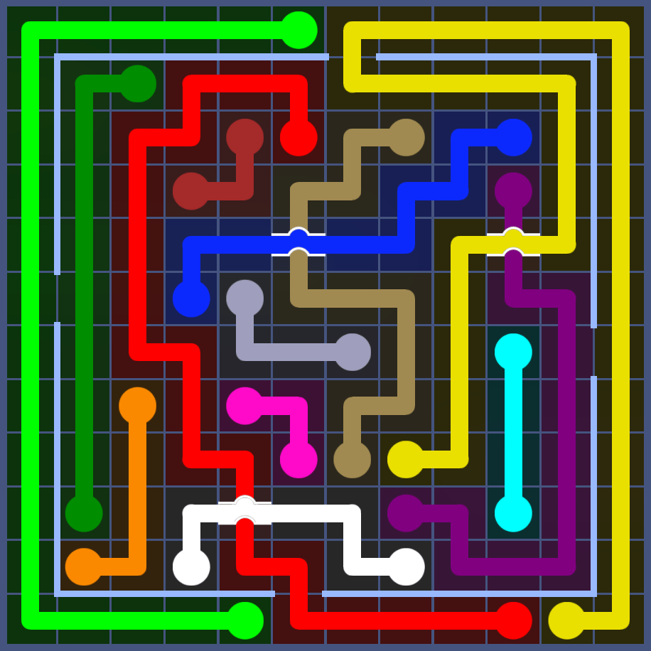 Flow Free 5852 Solution