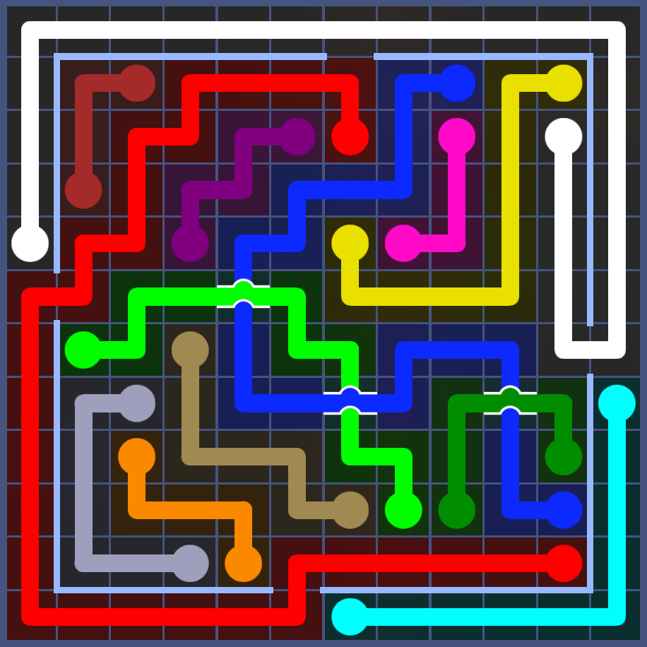 Flow Free 5853 Solution