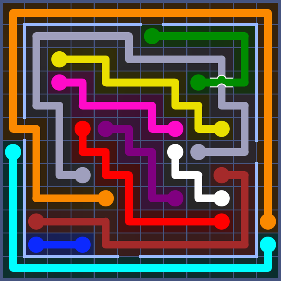 Flow Free 5854 Solution