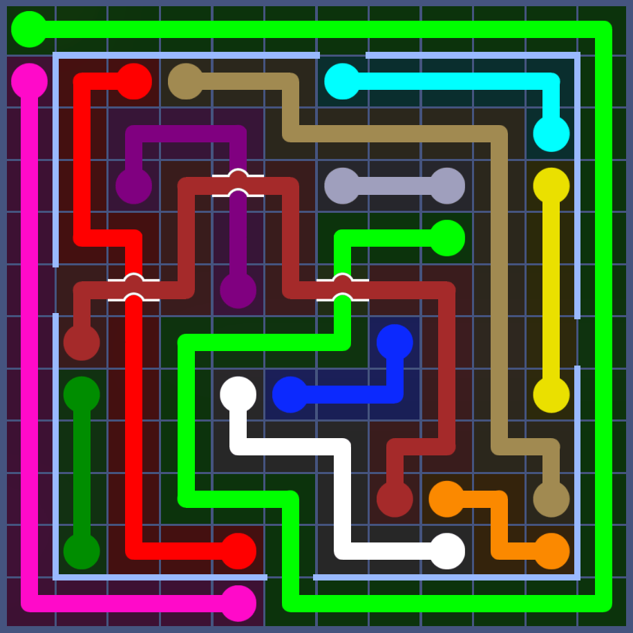Flow Free 5855 Solution