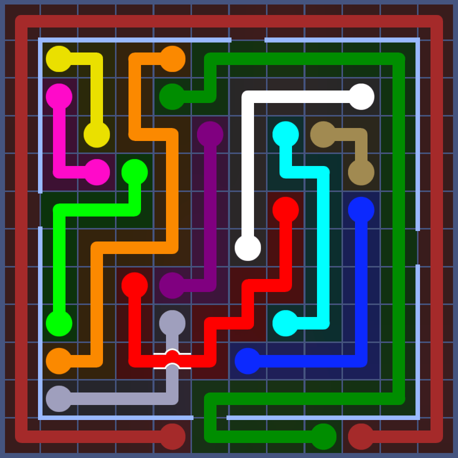Flow Free 5856 Solution