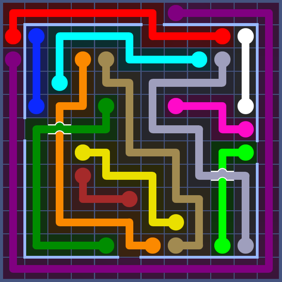 Flow Free 5861 Solution